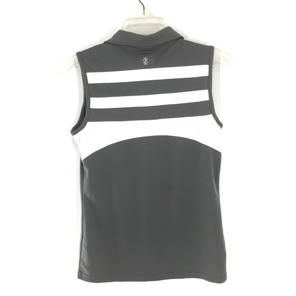 Grey Golf Tennis Athletic Performance Shirt - Picture 4 of 6